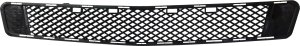 Front Bumper Grille for Mercedes-Benz C-Class 2008-2011, Textured, Without AMG Package, With Sport Package, Replacement
