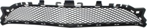 Front Bumper Grille for Mercedes-Benz E-Class 2014-2017, Center Position, Convertible/Coupe Models, with AMG Package, Replacement