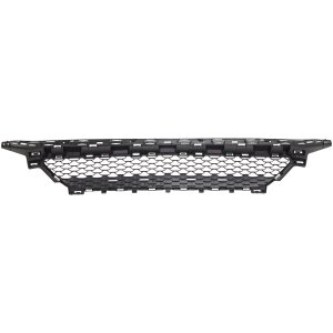 Front Bumper Grille for Mercedes-Benz C300 2019-2023, Center Placement, with AMG Package, Replacement