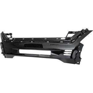 Front Bumper Grille Center Cover for Mitsubishi Outlander 2019-2020, Outlander PHEV 2019-2022, Painted Black, Replacement