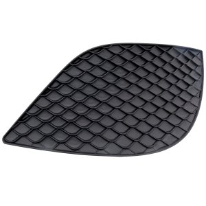 Front Bumper Grille for Mercedes-Benz C300 2019-2023, Right (Passenger) Side, Outer, Textured Black, without AMG Package and Active Park Assist Sensor Holes, Suitable for Coupe/Convertible/2019-2021 Sedan, Replacement