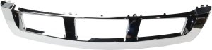 Front Bumper Molding for Mercedes-Benz GL-Class 2013-2016, Chrome, Without AMG Package, Excludes GL63 Model, Replacement