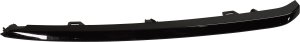 Front Bumper Molding for Mazda 6, 2018-2021, Right (Passenger), Lower Section, Gloss Black, Replacement