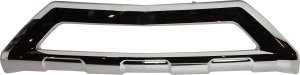 Front Lower Valance for Mercedes-Benz GLK-Class 2013-2015, Chrome, with AMG Styling Package, Replacement
