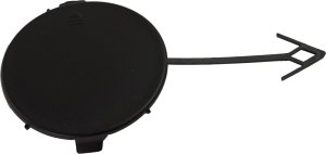 Front Bumper Tow Hook Cover for Mercedes Benz Sprinter 2014-2018, Right (Passenger) Side, Textured, Replacement