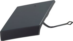 Front Bumper Tow Hook Cover for 2010-2012 Mercedes-Benz GL350/GL450, Primed (Ready to Paint), Replacement