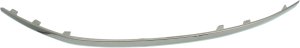 Front Bumper Grille Molding for Mercedes Benz S550 (2014-2017)/S600 (2015-2017), Right (Passenger) Side, Chrome outer finish, Without Sport Package, Sedan, Replacement