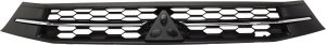 Grille for Mitsubishi Outlander Sport/RVR 2018-2019, Paint to Match, with Chrome Molding, Replacement