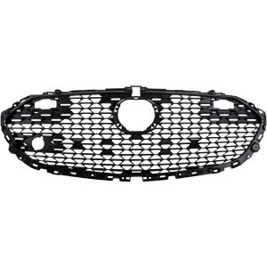 Textured Gray Shell and Insert Grille for 2019-2023 Mazda 3 Sedan, Built for Japan/Mexico Vehicles, Replacement