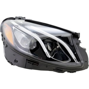 LED Right (Passenger) Headlight Assembly for Mercedes-Benz E-Class 2017-2020, Without Active Lighting, Replacement