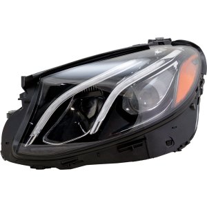 Headlight Assembly for Mercedes Benz E-Class 2017-2020, Left (Driver), LED, Without Active Lighting, Replacement