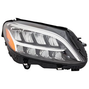 LED Headlight Assembly for Mercedes-Benz C-Class 2019-2021, Right (Passenger) Side, w/o Adaptive Headlight, Replacement