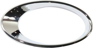 Front Fog Light Molding for Mercedes-Benz C-Class 2008-2011, Right (Passenger), Primed (Ready to Paint), without Sport Package, with Bi-HID Headlight, Excludes C63 AMG Model, Replacement