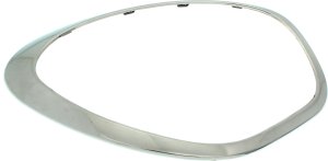 Headlight Bezel for Mini Cooper Countryman/Paceman 2011-2016, Right (Passenger) Side, Chrome Interior, Replacement
