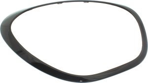 Headlight Bezel for 2011-2016 Mini Cooper Countryman, Right (Passenger) Side, Black Interior, Replacement