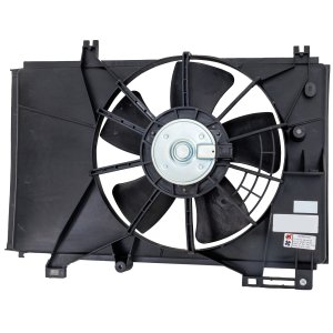 Radiator Fan Assembly for 2011-2014 Mazda 2, Single Fan, Replacement