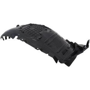 Front Fender Liner Assembly for Mercedes-Benz C300/C43 AMG 2017-2023, Right (Passenger), Plastic Injection Form, w/ Rubber Mat, Coupe/Convertible 2017-2021, Replacement