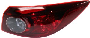 2014 - 2018 Mazda 3 Tail Light Rear Lamp - Right (Passenger)