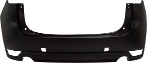 Rear Bumper Cover for Mazda CX-5 2017-2021, Primed (Ready to Paint), Suitable for 2019-2021 Models without Parking Aid Sensor Holes, Replacement