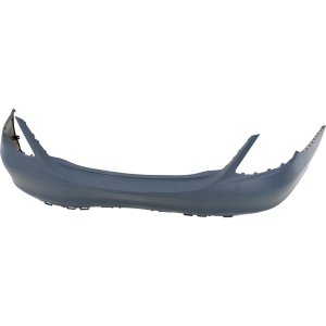 Rear Bumper Cover for Mercedes-Benz C300 2019-2021, Primed (Ready to Paint), without AMG Styling Package, without Active Park Assist Sensor Holes, Sedan, Replacement