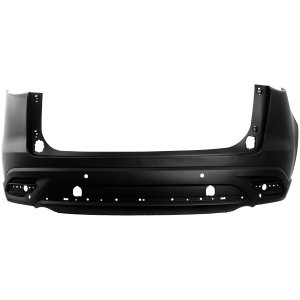 Rear Bumper Cover for Mazda CX-9 2020-2023, Primed (Ready to Paint), w/ Parking Aid Sensor Holes, Hands-Free Liftgate, Holes for Chrome Trim, Replacement