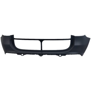 Rear Bumper Cover for Mercedes-Benz GLA250, 2021-2023, Upper Part, Primed (Ready to Paint), without AMG Body Styling and Active Park Assist, Replacement