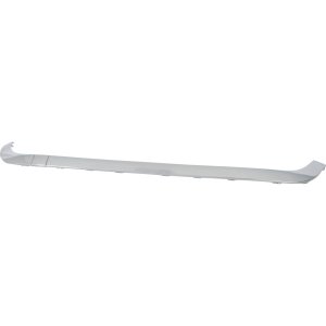 Rear Bumper Molding for Mercedes-Benz GL-Class (2013-2016), Upper Position, Chrome Finish, Excluding AMG Package and without Exhaust Tip Holes, Replacement