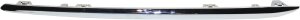 Rear Bumper Molding Impact Strip for Mercedes-Benz E-Class 2014-2016, Chrome, Left (Driver), without AMG Styling Package, Sedan, Replacement