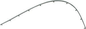 2010 - 2013 Mercedes Benz E350 Rear Bumper Impact Strip (Right / Passenger Side)