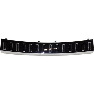 Rear Bumper Step Pad for Mercedes-Benz M-Class 2012-2015, Center Positioned, Chrome Finish, Replacement