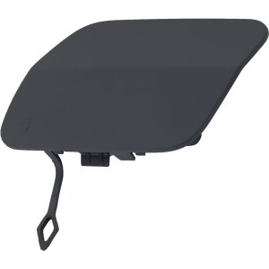 Rear Bumper Tow Hook Cover for Mercedes-Benz C300 Sedan (2015-2021), Primed (Ready to Paint), Without AMG Styling Package, Replacement