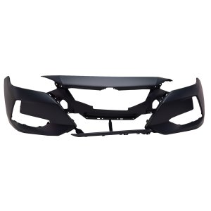 Front Bumper Cover for Nissan Sentra 2020-2023, SR/SR Premium, Primed (Ready to Paint), with Camera Hole, Replacement