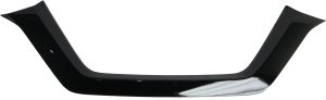 Front Bumper Molding for Nissan Rogue 2017-2020, Cover Finisher, Painted Black, Replacement