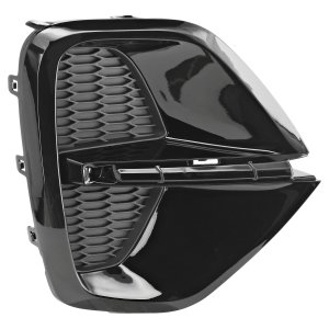 Fog Light Cover for Kia Sportage 2020-2022, Right (Passenger) Side, Painted Black, Replacement