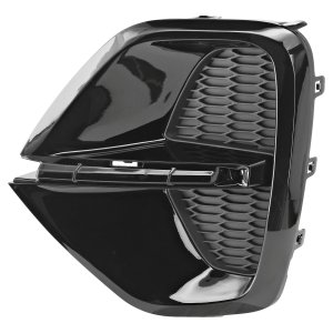Fog Light Cover for Kia Sportage 2020-2022, Left (Driver), Painted Black, Replacement