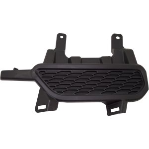Fog Light Cover for Nissan Rogue Sport 2020-2022, Left (Driver), Textured Black without Trim, Replacement