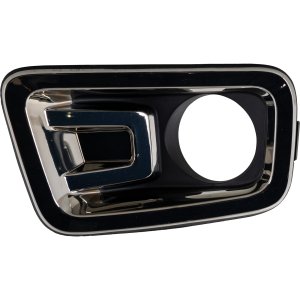 Front Fog Light Molding for Nissan Titan 2017-2019, Platinum Reserve Model and Titan XD 2016-2019 Crew Cab, w/o Two Tone Paint, w/o Special Edition Pkg, Left (Driver), Replacement