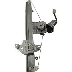 Front Window Regulator for Nissan Leaf, Right (Passenger), Power, with Motor, 2 Pin Connector, 2013-2022, Replacement