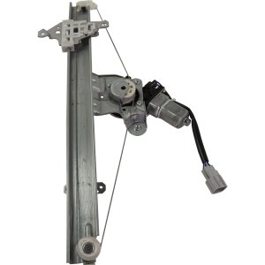Front Window Regulator with Motor, Power, 6 Pin for Nissan Leaf 2013-2022, Left (Driver), Replacement