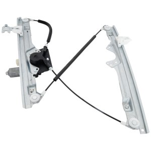 Front Window Regulator for Nissan Sentra 2007-2012, Right (Passenger), Power, with Motor, 2 Pins, without Anti-Pinch, Replacement