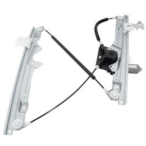 Power Front Window Regulator for Nissan Sentra 2007-2012, Left (Driver), with Motor, 6 Pins, Anti-Pinch Feature, Replacement