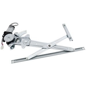 Front Window Regulator with Motor for Nissan Versa 2012-2019, Versa Note 2014-2019, Kicks 2018-2021, Right (Passenger), Power, 2 Pins, (Versa, Sedan), Replacement