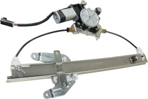 Power Rear Window Regulator with Motor for Nissan Frontier 2001 and Xterra 2000-2004, Left (Driver), Replacement