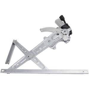 Power Rear Window Regulator with Motor for Nissan Sentra, Years 2013-2019, Right (Passenger Side), Replacement
