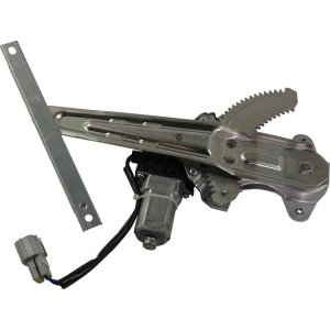 Power Rear Window Regulator with Motor for Nissan Leaf 2013-2022, Sentra 2020-2023, Left (Driver), 2 Pin, Replacement