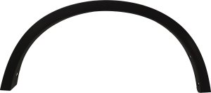 Primed (Ready to Paint) Rear Wheel Opening Molding for Nissan Rogue 2014-2020, Left (Driver) Side, Replacement