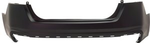 Rear Bumper Cover for Nissan Altima 2019-2023, Upper Section, Primed (Ready to Paint), Without Park Distance Control Sensor Holes, Replacement