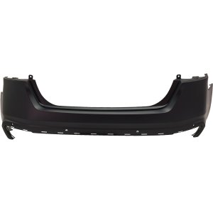 Rear Bumper Cover for Nissan Altima 2019-2023, Upper Section, Primed (Ready to Paint), with Park Distance Control Sensor Holes, Replacement