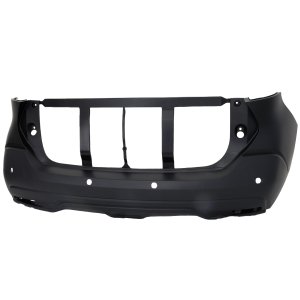 Rear Bumper Cover for KICKS 2020, Primed (Ready to Paint), with 4 Sensor Hole, Replacement
