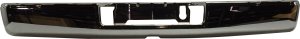 Chrome Step Bumper Face Bar for TITAN (2017-2019), Without Pad, With Pad Provision, Without Mounting Bracket, Without Towing Hitch, Replacement